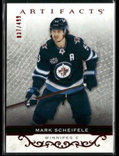 2021-22 Upper Deck Artifacts Mark Scheifele Ruby /499 #133 Winnipeg Jets