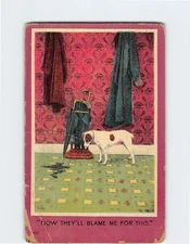 Postcard Dog's Problem Art Print