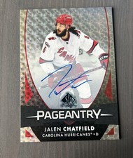 23/24 UD SP AUTHENTIC JALEN CHATFIELD PAGEANTRY AUTOGRAPH AUTO #44