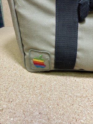 Vintage 1980's Apple Macintosh Computer Travel Bag Tote Carry Case