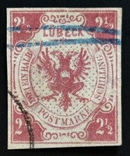 L&uuml;beck # 4 - Federzug + Stempelfragment