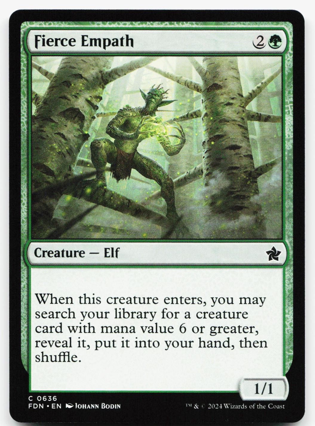 FIERCE EMPATH 636 C FOUNDATIONS NM MTG