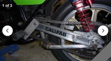 CAL FAB race alloy swing arm decals / KAWASAKI KZ1000R eddie lawson