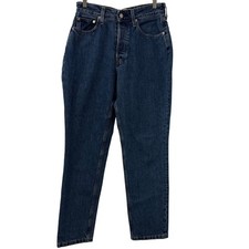 Everlane The Curvy 90s Cheeky Straight Jeans Womens Size 28 Button Fly Organic