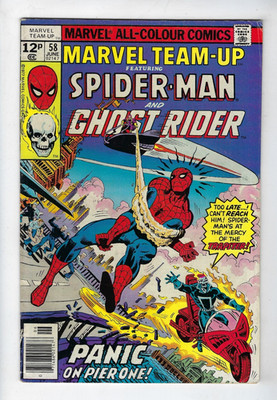 Marvel Team-Up # 58 Spider-Man & Ghost Rider (1977) VGFN