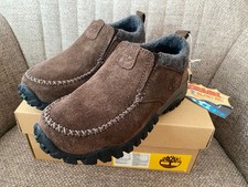 Timberland Kinderschuhe - neuer brauner Slip-On-Mokassin in Größe 32