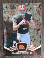 Topps 2012 Finest Moments Brandon Weeden #FM-BW Rookie Insert Browns Football