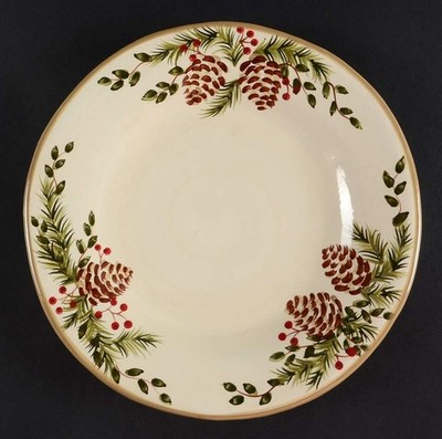 Home Pine & Berries Dinner Plate 10351316