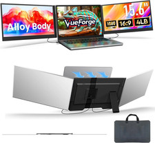 Laptop Screen Extender, 15.6 Ultra-Slim Triple Portable Monitor for Laptop