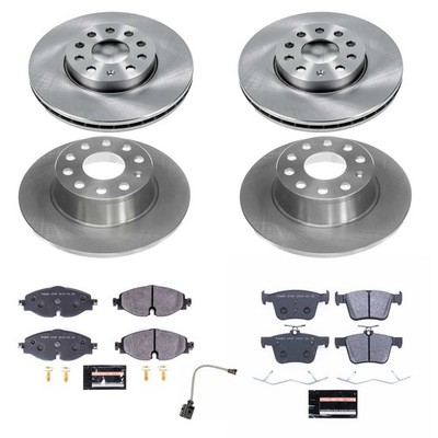 PowerStop Track Day Spec High-Performance Brake Pad and Rotor Kit