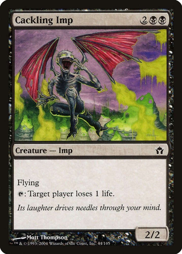 Cackling Imp - Fifth Dawn 5DN - 44 - LP - MTG