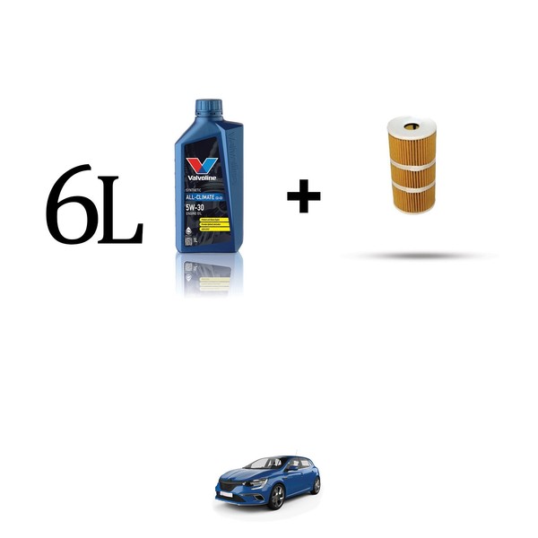 ÖLfilter Kit Und 6L FüR Renault Megane IV 1.5 DCI 81KW Ab 2015-image