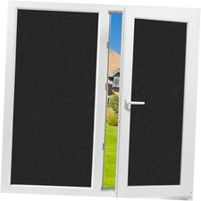 Total Blackout Window Privacy Film Day and 17.5 Inch x 7.8 Feet Frosted-black