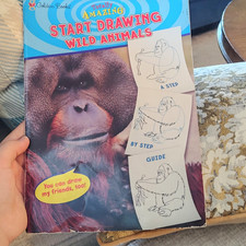 Golden Books Start Drawing Wild Animals Step-by-Step Guide Special Edition