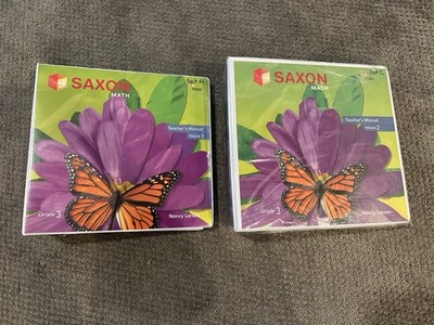 Saxon Math 3rd Grade 3 Teacher Manual Volumes 1 and  2 Nancy Larson New!