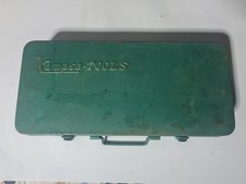Vintage Kanese-TOOLS Metal Toolbox – Green Steel Storage Box – Retro Industrial