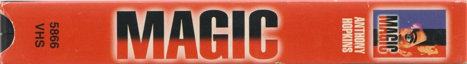 Magic VHS , 1978, Anthony Hopkins, Ann Margret, Burgess Meredith, E.J. Andre, Je - Image 3 of 4