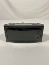 GE 7-4853C ALARM CLOCK AM/FM RADIO MODEL GENERAL ELECTRIC TESTED WORKING