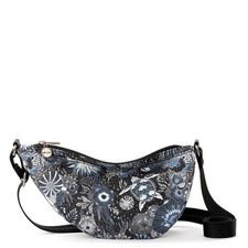 Sakroots Tess Sling in Eco Twill, Adjustable Crossbody Strap, Midnight Seascape