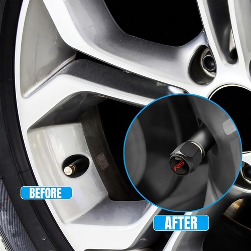 Tire Valve Caps for Chevy Camaro RS Accessories (RS) - Picture 2 of 5