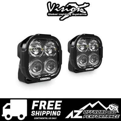 Vision X DURA PRO 4 Dual Action Combo Driving Lights PAIR 6800 Lumens 64W