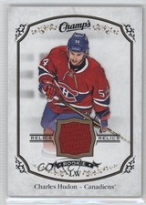 2015-16 Upper Deck Champ's Rookie Jerseys Charles Hudon #J-HU b5y