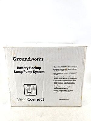 #ad #ad Green Works GW 1850 Battery Backup Sump Pump System $349.99