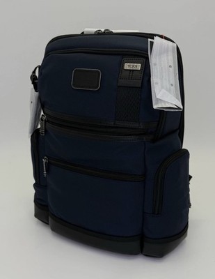 TUMI Alpha Bravo Parrish Backpack Navy Blue Ballistic Nylon Laptop Bag NWT
