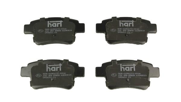 Hart BremsbeläGe Bremsbelagsatz Scheibenbremse FüR CitroëN C4 Picasso I Ud_ Ua_-image