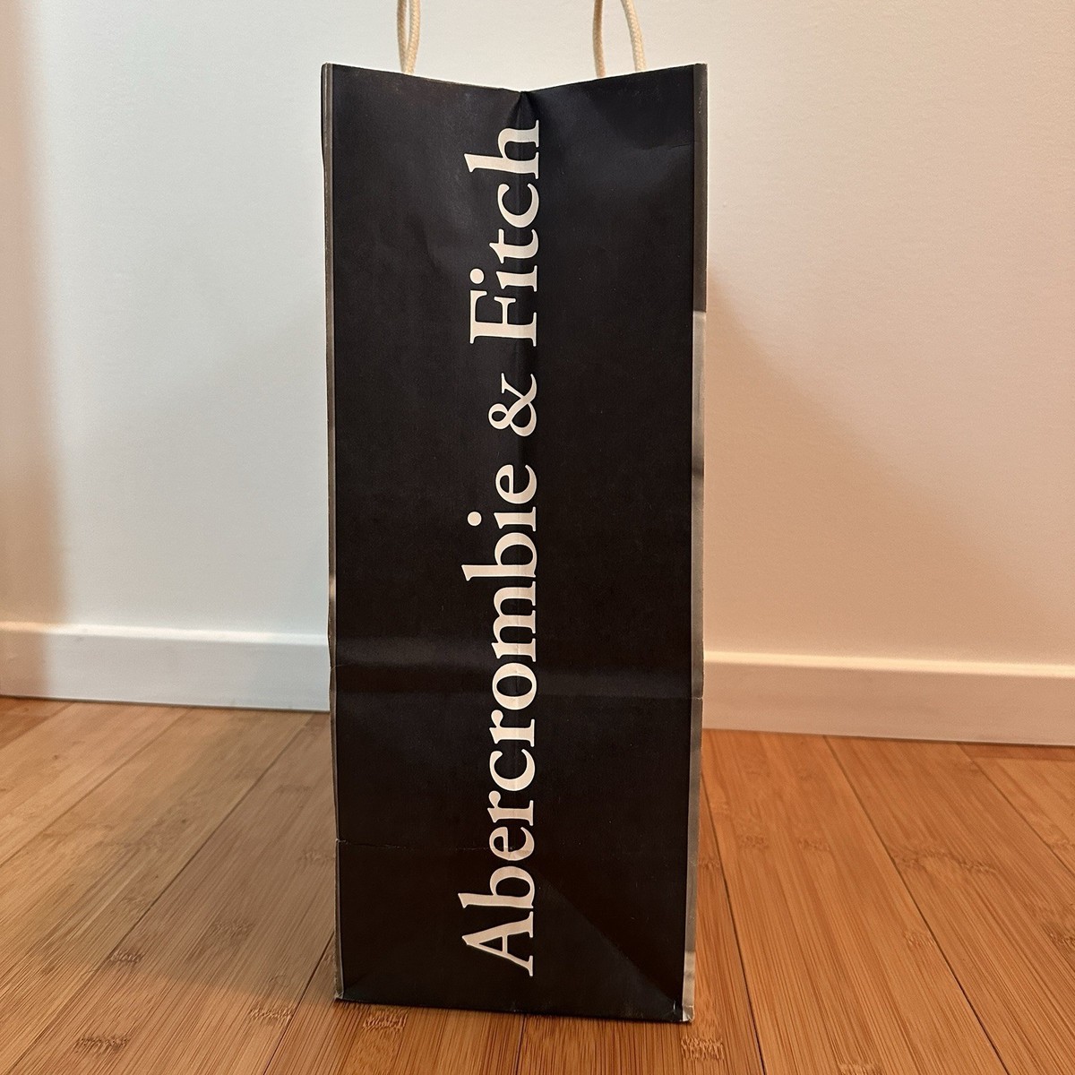 Abercrombie & Fitch ニュースペーパーバッグ abercrombie & Fitch Shopping Paper Bag | eBay