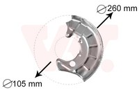 Spritzblech Ankerblech Vorne Links Passend FüR VW Golf III 1H1 19E 1G1 1E7