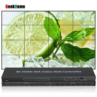NK-H44 4K HDMI-compatible 4X4 Video Wall Controller 16-Channel Output gh23