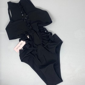Agent Provocateur Rayne Black Swimsuit AP2 Women's Size Small NWT $250