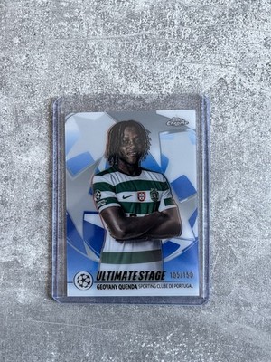 Geovany Quenda 25/26 Topps Chrome Flagship UCC Ultimate Stage Sporting /150