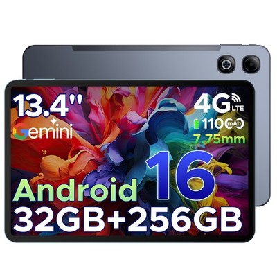 DOOGEE TabG6 Max Android 16 Tablet 13,4 Zoll 32GB+256GB 11000mAh 4G LTE 8Core DE