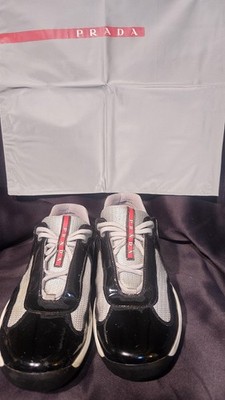 Authentic Parada American Cup Mens Sneakers Size 9.5 Black Patent Leather