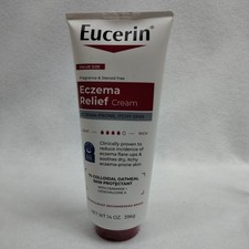 Eucerin Eczema Relief Body Cream 14oz Value Size New Sealed Exp 06/2027