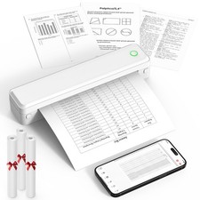 Bluetooth Thermal Printer, Portable Printer Wireless for Travel,Office&School...