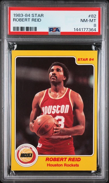 1983-84 STAR #82 ROBERT REID PSA 8
