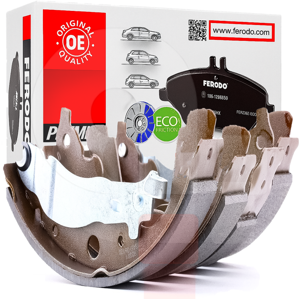 Kit Bremsbacken Hinterachse Ferodo Fiat Fiorino Marea Weekend 1.2 1.6 1.7-image