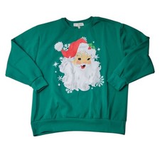 State of Mine Women's Pullover Cozy Warm Holiday Sweatshirt Evergreen 1, XS 