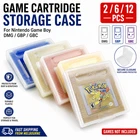 Clear Game Cartridge Storage Case For Nintendo Game Boy DMG GBP GBC