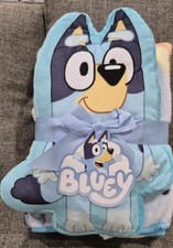 Bluey Shaped Pillow and Throw Set, 40 x 50