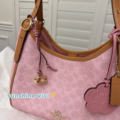 NWT COACH Erin Shoulder Bag In Signature Canvas With Charms CEL13