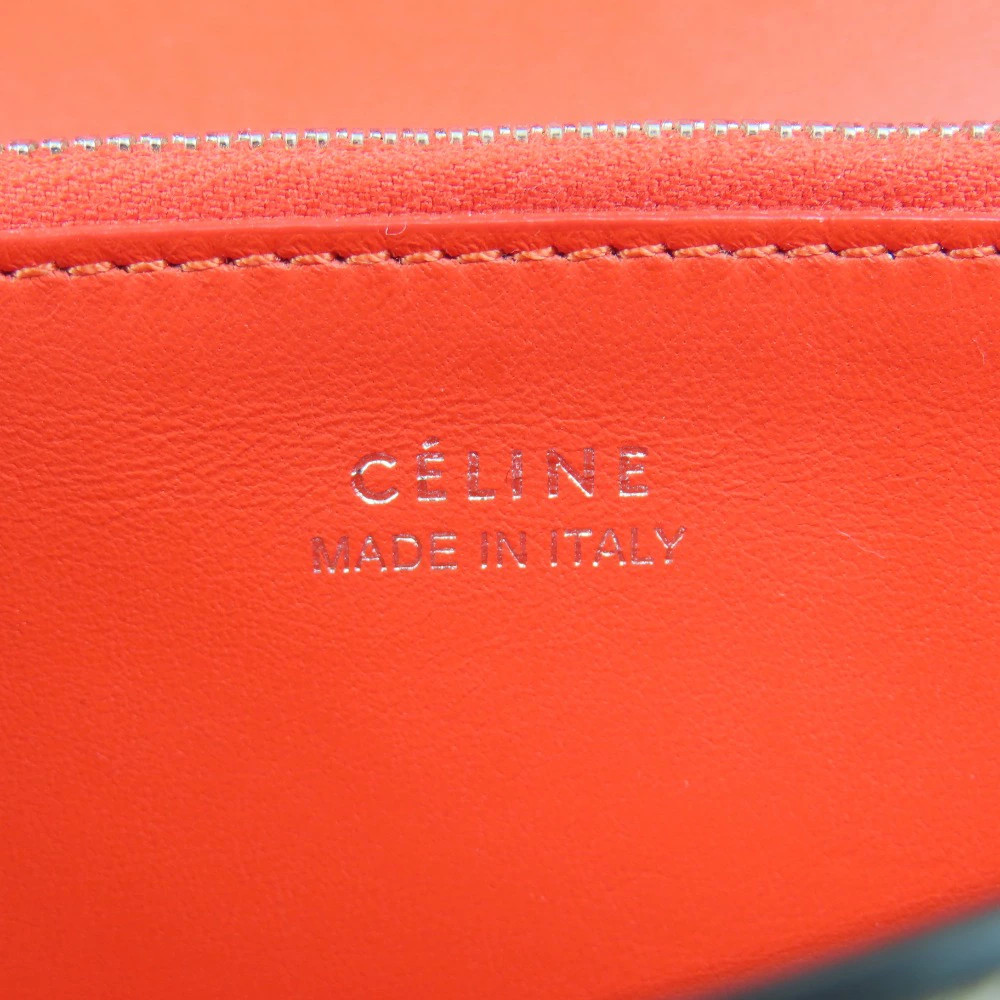 CELINE Large Flap Multi-Function Long Wallet Leat… - image 17