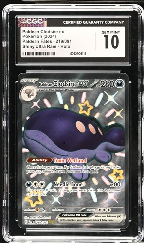 Paldean Clodsire ex graded CGC 10 for sale on eBay
