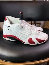 Air Jordan 14 Retro Rip Hamilton Candy Cane Size 12 487471-100 Pre-owned