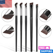 5Pcs Eyeliner Brushes Fine Angled Eye Liner Ultra thin Precision Makeup Brushes