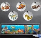 Australian Sea Life SERIES I THE REEF 5 Coloured Silver Proof Coin Collection