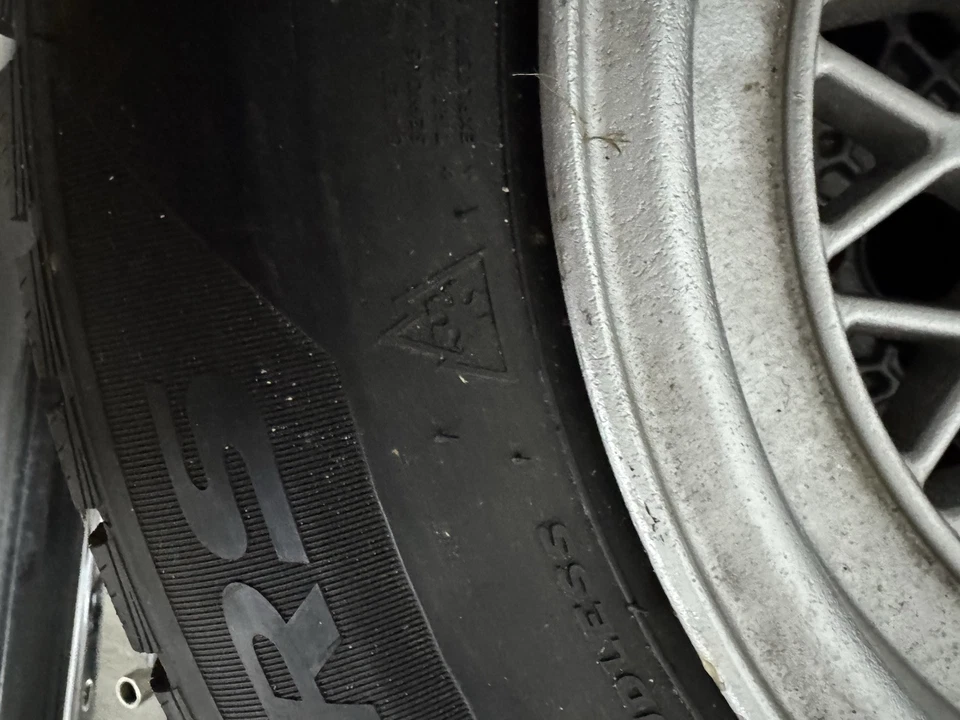 Original BBS Mahle 13 Zoll Alufelgen + Hankook Winterreifen 165/80 R13 - Bild 2 von 4